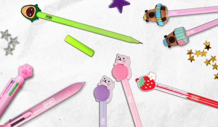 Imagem ilustrativa Canetas divertidas