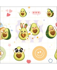 imagem principal do produto Adesivo Decorado Duplo G Abacute