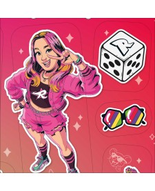 imagem principal do produto Adesivo Decorado Duplo G Dos Rosa