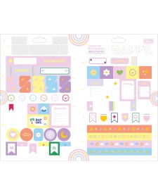 imagem principal do produto Adesivo Decorado Duplo Metalizado Happy