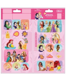 imagem principal do produto Adesivo Decorado Duplo Princesas