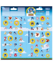 imagem principal do produto Adesivo Decorado Duplo Sonic