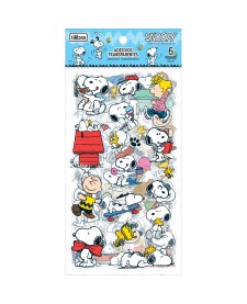 imagem principal do produto Adesivo Decorado Transparente Snoopy 6 Folhas