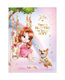 imagem principal do produto Agenda Costurada 2 Dias por Página 12,3 x 16,6 cm Jolie Permanente