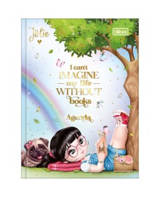 imagem principal do produto Agenda Costurada 2 Dias por Página 12,3 x 16,6 cm Jolie Permanente