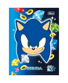 imagem principal do produto Agenda Costurada 2 Dias por Página 12,3 x 16,6 cm Sonic Permanente