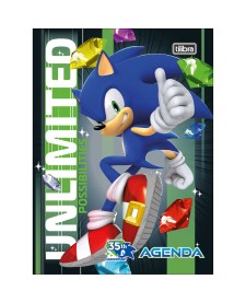 imagem principal do produto Agenda Costurada 2 Dias por Página 12,3 x 16,6 cm Sonic Permanente