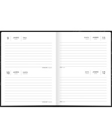 imagem de detalhe produto Agenda Costurada 2 Dias por Página 12,3 x 16,6 cm Spice Masculina 2026