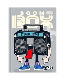 imagem principal do produto Agenda Costurada 2 Dias por Página 12,3 x 16,6 cm Spice Masculina 2026