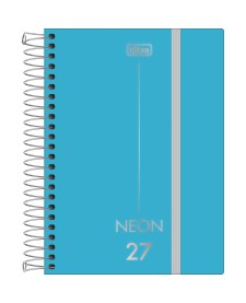 imagem principal do produto Agenda Costurada Diária 11,7x 16,4 cm Neon 2027