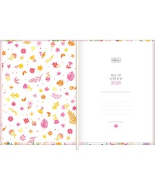 imagem de detalhe produto Agenda Costurada Diária 12,3 x 16,6 cm Charme 2026