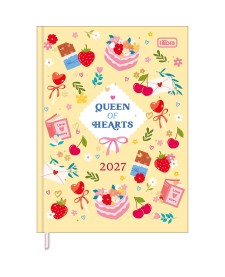 imagem principal do produto Agenda Costurada Diária 12,3 x 16,6 cm Charme 2027