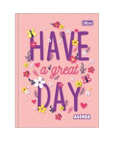 imagem principal do produto Agenda Costurada Diária 12,3 x 16,6 cm Pepper Permanente Feminina