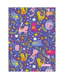 imagem principal do produto Agenda Costurada Diária 12,3 x 16,6 cm Pepper Permanente Feminina