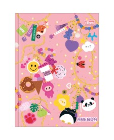 imagem principal do produto Agenda Costurada Diária 12,3 x 16,6 cm Pepper Permanente Feminina