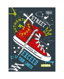 imagem principal do produto Agenda Costurada Diária 12,3 x 16,6 cm Pepper Permanente Masculina