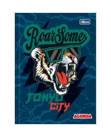 imagem principal do produto Agenda Costurada Diária 12,3 x 16,6 cm Pepper Permanente Masculina