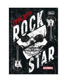 imagem principal do produto Agenda Costurada Diária 12,3 x 16,6 cm Pepper Permanente Masculina