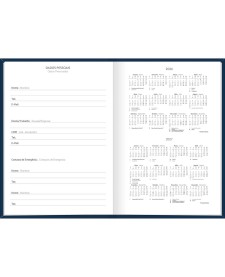 imagem de detalhe produto Agenda Costurada Diária 14,5 x 20,5 cm Spice Cores 2026