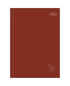 imagem principal do produto Agenda Costurada Diária 14,5 x 20,5 cm Spice Cores 2027