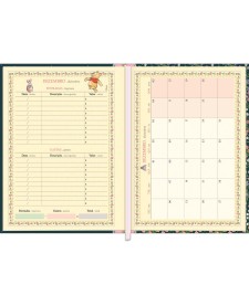 imagem de detalhe produto Agenda Costurada Diária 17,6 x 23,9cm Pooh 2027