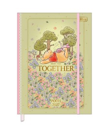 imagem principal do produto Agenda Costurada Diária 17,6 x 23,9cm Pooh 2027