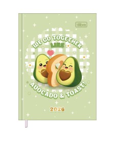 imagem principal do produto Agenda Costurada MIni 7,8 x 10,8 cm Abacute 2026