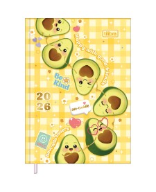 imagem principal do produto Agenda Costurada MIni 7,8 x 10,8 cm Abacute 2026