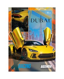 imagem principal do produto Agenda Costurada Permanente X-Racing 3D M4