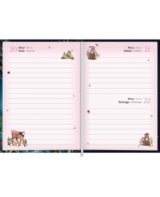 imagem de detalhe produto Agenda Costurada Petit Diária 10,5 x 14,8 cm Loveland 2026