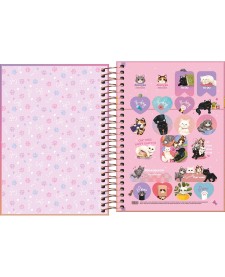imagem de detalhe produto Agenda Espiral 11 x 15,4 mm Purrfect Cats 2026