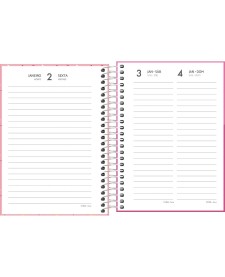 imagem de detalhe produto Agenda Espiral Diária 11 x 15,4 cm Spice Feminina 2026