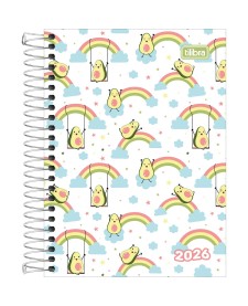 imagem principal do produto Agenda Espiral Diária 11 x 15,4 cm Spice Feminina 2026