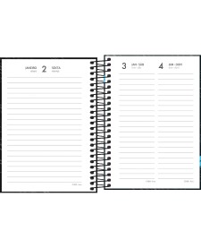 imagem de detalhe produto Agenda Espiral Diária 11 x 15,4 cm Spice Masculina 2026