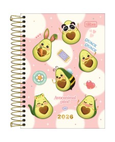 imagem principal do produto Agenda Espiral Diária 11,0 x 15,4 cm Abacute 2026