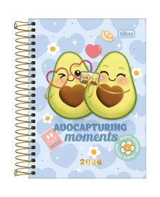 imagem principal do produto Agenda Espiral Diária 11,0 x 15,4 cm Abacute 2026