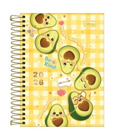 imagem principal do produto Agenda Espiral Diária 11,0 x 15,4 cm Abacute 2026