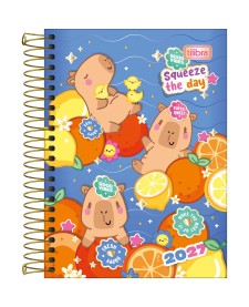 imagem principal do produto Agenda Espiral Diária 11,0 x 15,4 cm Capyclub 2027