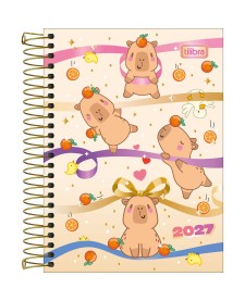 imagem principal do produto Agenda Espiral Diária 11,0 x 15,4 cm Capyclub 2027