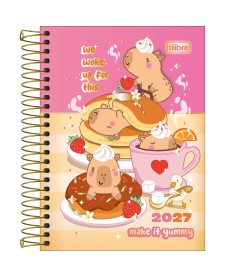 imagem principal do produto Agenda Espiral Diária 11,0 x 15,4 cm Capyclub 2027