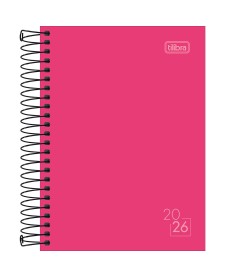 imagem principal do produto Agenda Espiral Diária 11,1 x 15,4 cm Spice Cores 2026