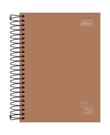 imagem principal do produto Agenda Espiral Diária 11,1 x 15,4 cm Spice Cores 2026