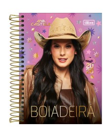 imagem principal do produto Agenda Espiral Diária 11,7 x 16,4 cm Ana Castela 2026