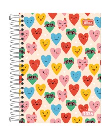 imagem principal do produto Agenda Espiral Diária 11,7 x 16,4 cm D+ Feminina 2026