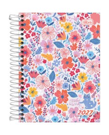 imagem principal do produto Agenda Espiral Diária 11,7 x 16,4 cm D+ Feminina 2027