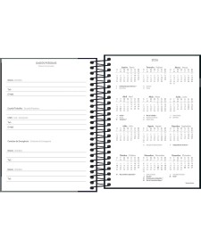 imagem de detalhe produto Agenda Espiral Diária 11,7 x 16,4 cm D+ Masculina 2026