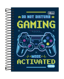 imagem principal do produto Agenda Espiral Diária 11,7 x 16,4 cm D+ Masculina 2026