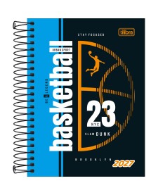 imagem principal do produto Agenda Espiral Diária 11,7 x 16,4 cm D+ Masculina 2027