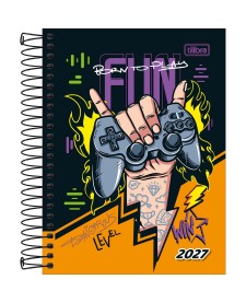 imagem principal do produto Agenda Espiral Diária 11,7 x 16,4 cm D+ Masculina 2027