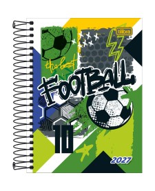 imagem principal do produto Agenda Espiral Diária 11,7 x 16,4 cm D+ Masculina 2027